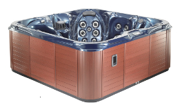Cobalt Shell with Mahogany Cabinet